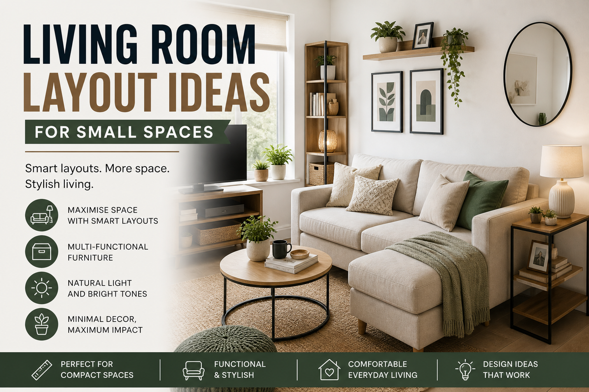 Living Room Layout Ideas for Small Spaces | Smart UK Design Tips