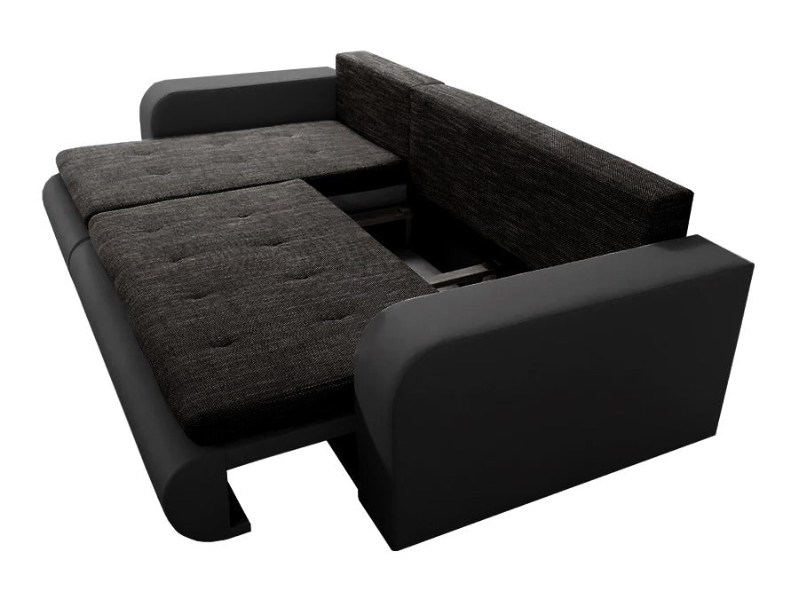 Stylish and Functional Corner Sofa Bed with Storage