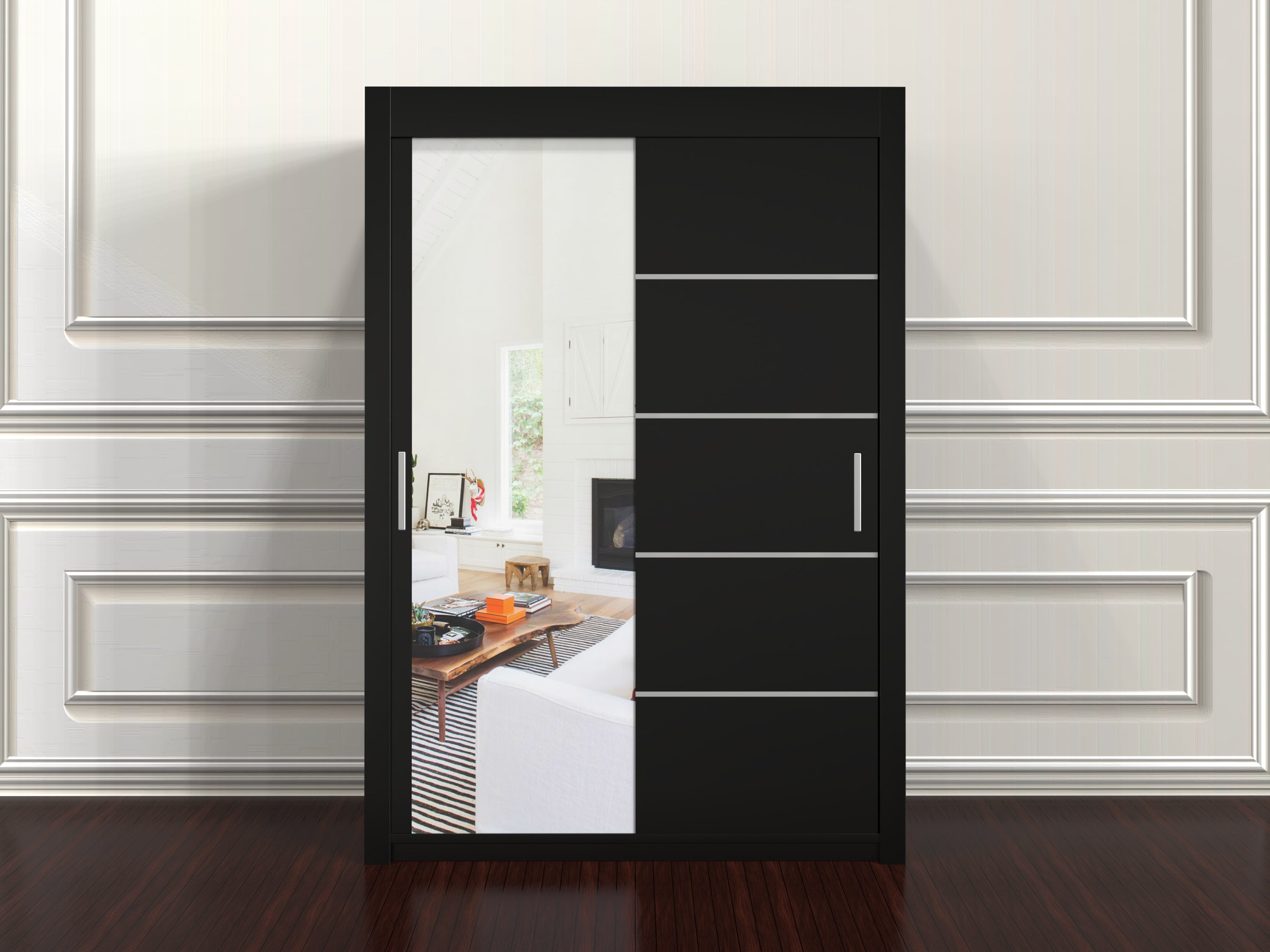 Lyon 150cm Wardrobe with Shelves – Stylish 2 Door Bedroom Furniture