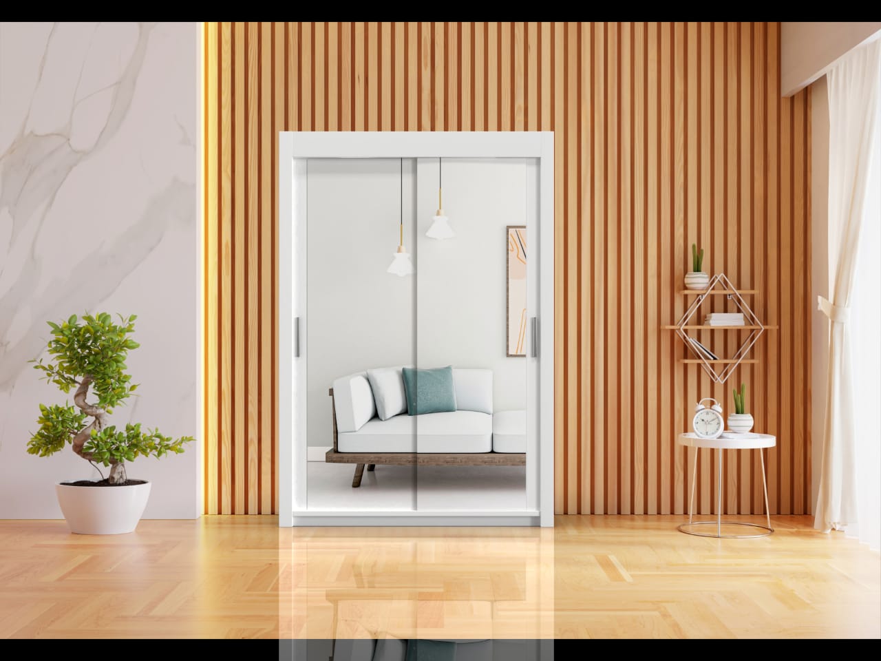 Modern White Wordrobe