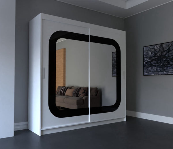 Dallas Sliding Door Wardrobe – Mirror Finish