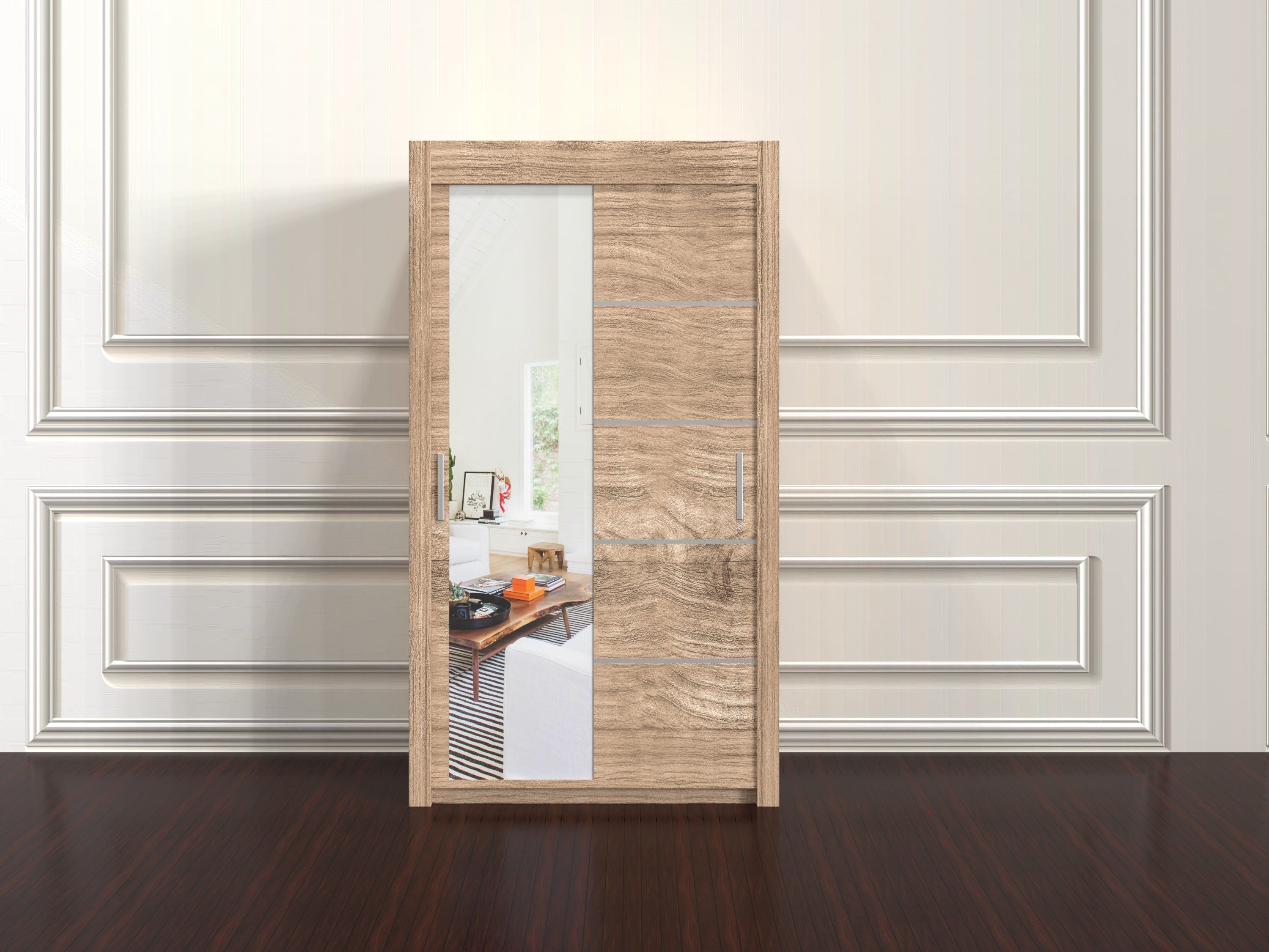 Lyon Wardrobe 120cm – Freestanding Modern Storage Unit for Small Rooms