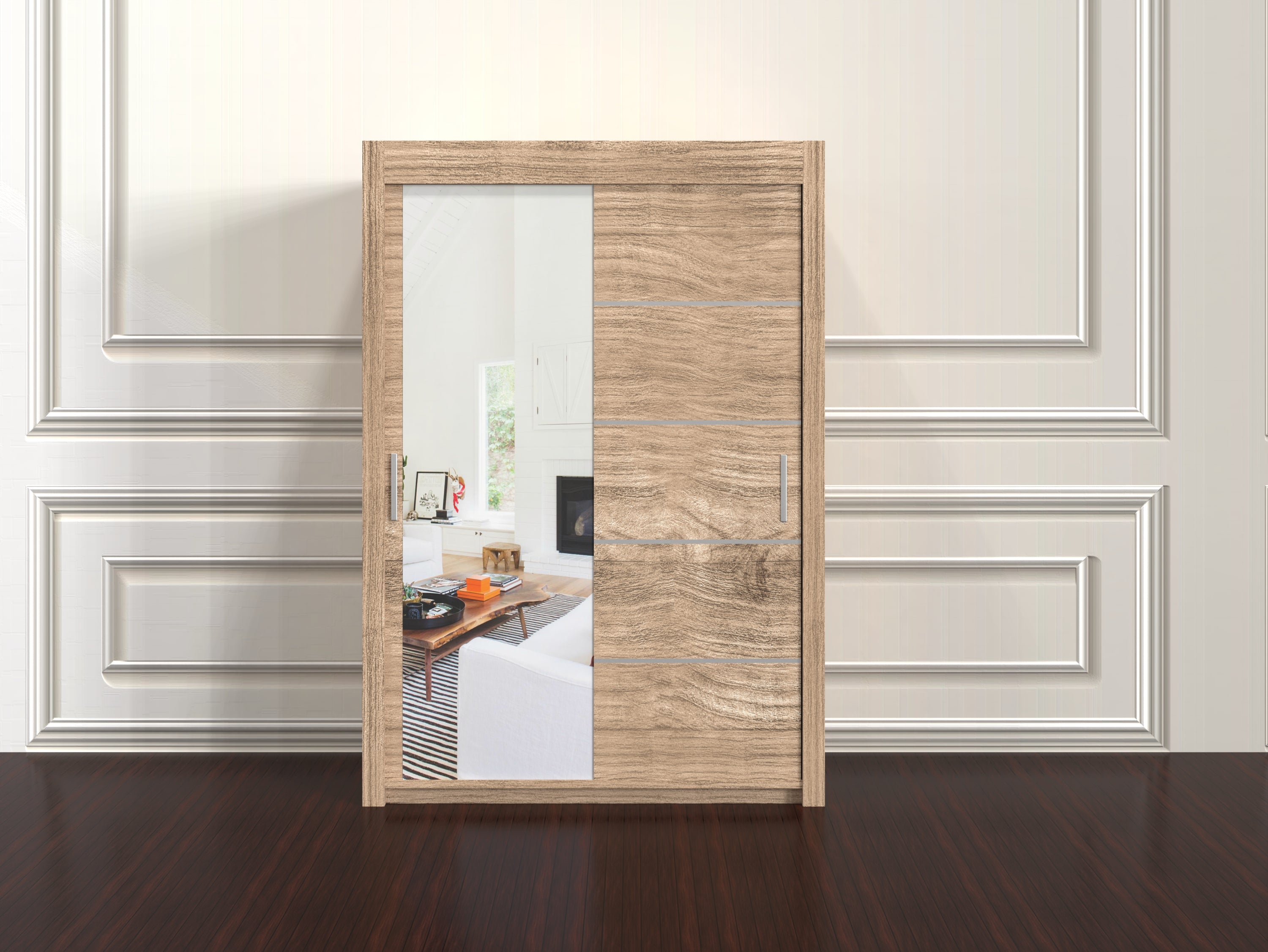 Lyon 150cm Wardrobe with Shelves – Stylish 2 Door Bedroom Furniture