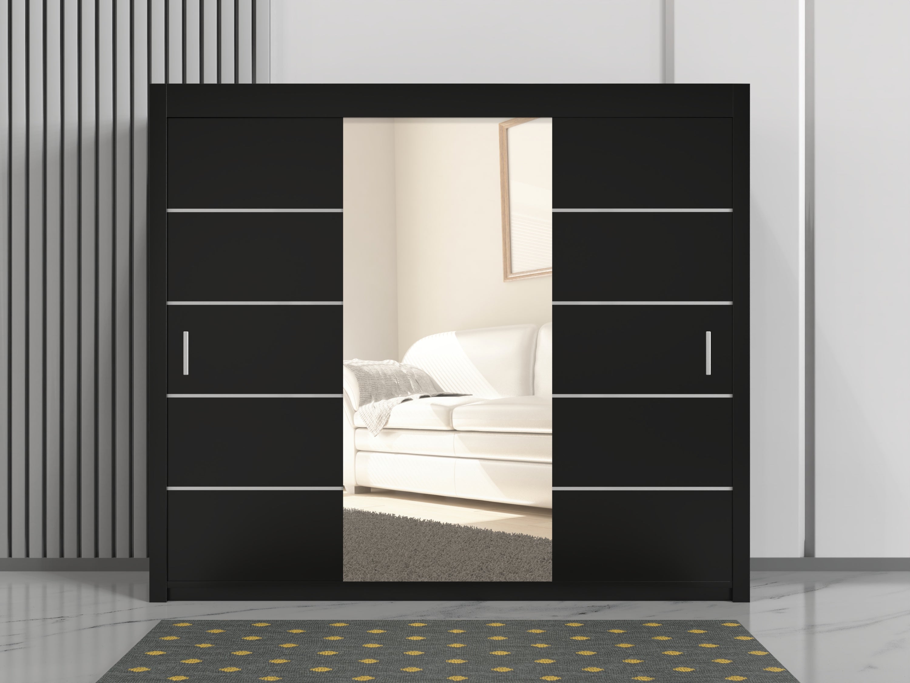 Oslo 250cm Sliding Wardrobe – Maximum Storage with Modern Design
