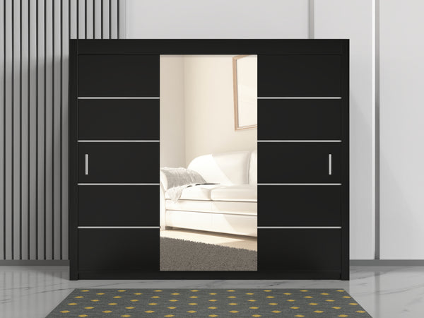 Oslo 250cm Sliding Wardrobe – Maximum Storage with Modern Design